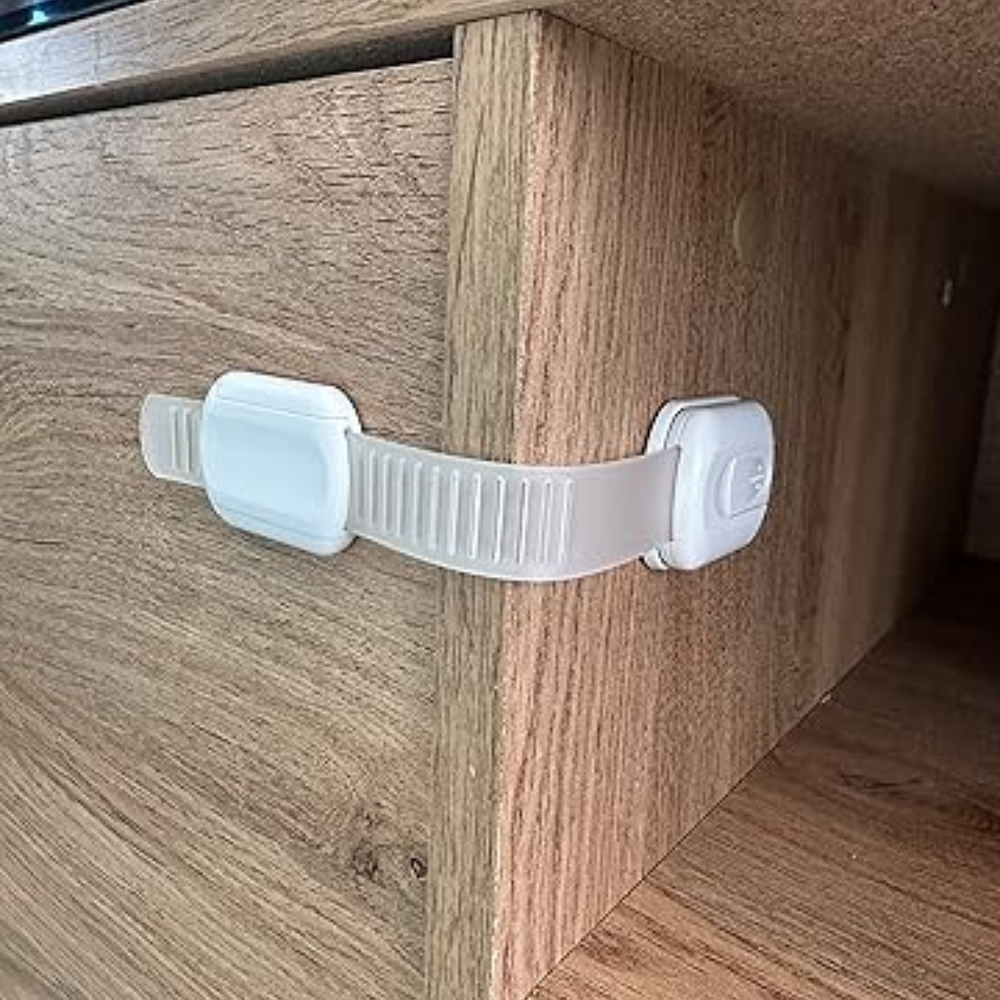 Kindveilige Kast- & Ladesloten – Onzichtbaar, Zelfklevend & Zonder Boren – 8 stuks More For Mini