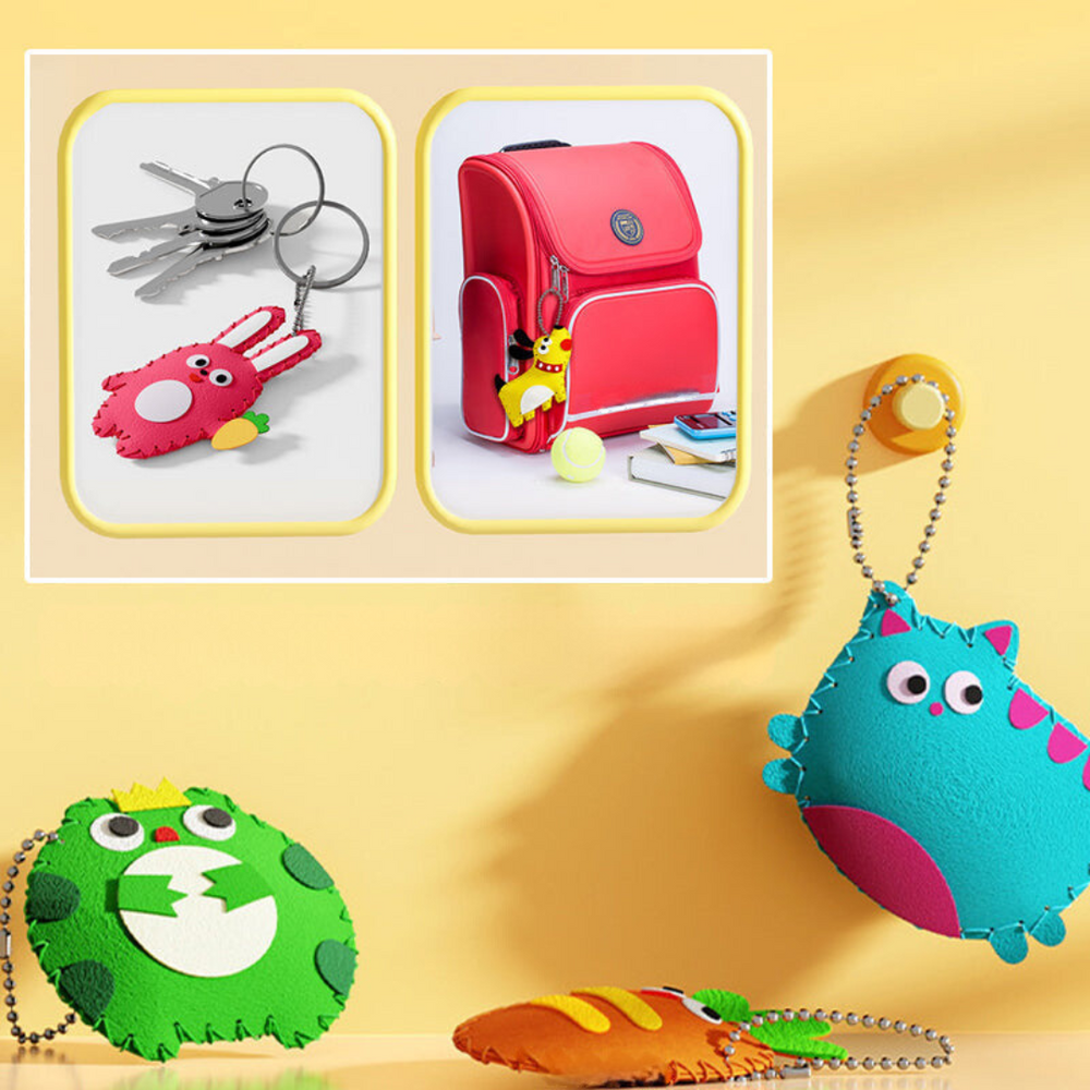 Creatieve Naaikit voor Kinderen – Complete Dieren Knutselset met Garen & Naalden (5+ jaar) More For Mini