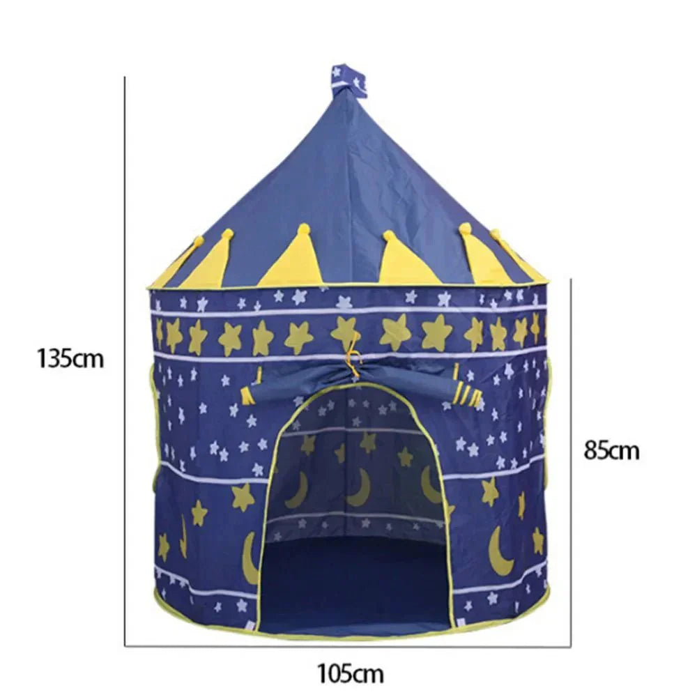 Hopfällbart Slotts Lektält Barn – Blå | 1-6 år More For Mini
