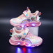 Rainbow Glitter LED Barnsneakers – Lysande Sula | Stl. 22-35 More For Mini