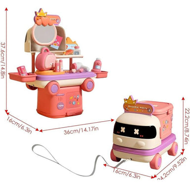 PlayWheels™ Rollspel Lastbil – Kök, Läkare & Make-up – Kreativt Leksak för Barn från 3 År More For Mini