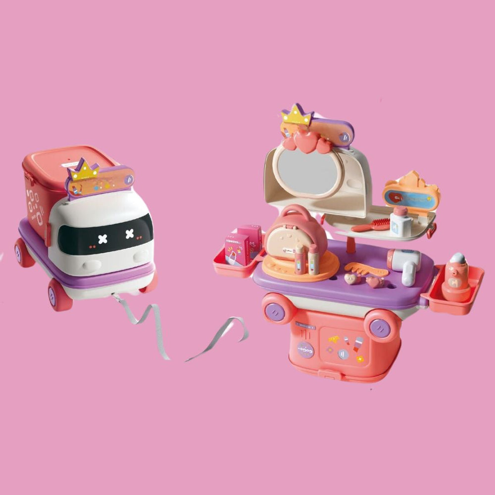 PlayWheels™ Rollspel Lastbil – Kök, Läkare & Make-up – Kreativt Leksak för Barn från 3 År More For Mini
