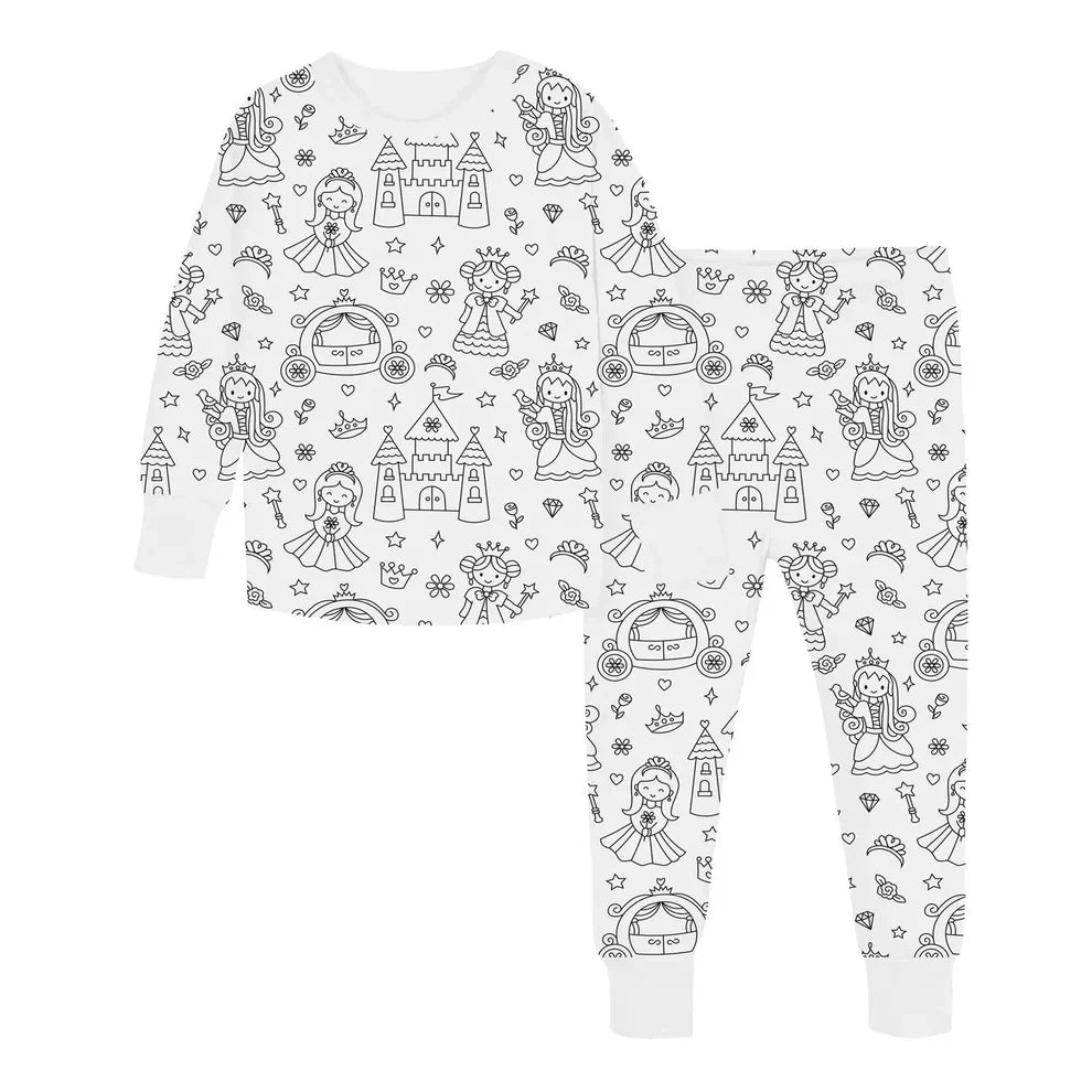 Kreativt Pyjamasfärgningsset för Barn – Designa och Personalisera din Egen Nattdräktsoutfit! More For Mini