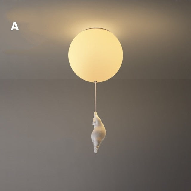 Barnrum Taklampa Björnar & Ballonger – Stämningsfull Belysning More For Mini