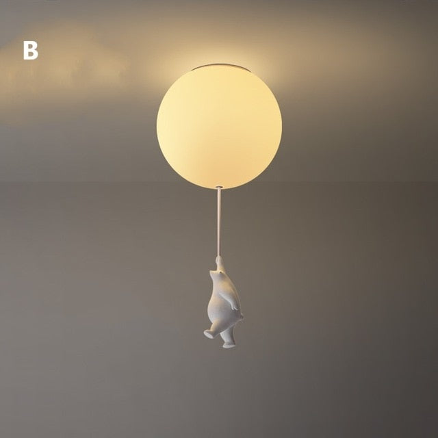 Barnrum Taklampa Björnar & Ballonger – Stämningsfull Belysning More For Mini
