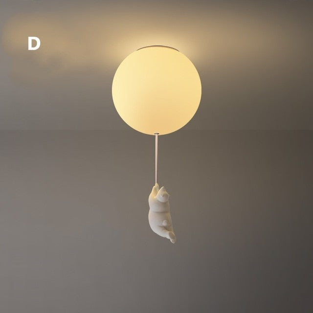 Barnrum Taklampa Björnar & Ballonger – Stämningsfull Belysning More For Mini
