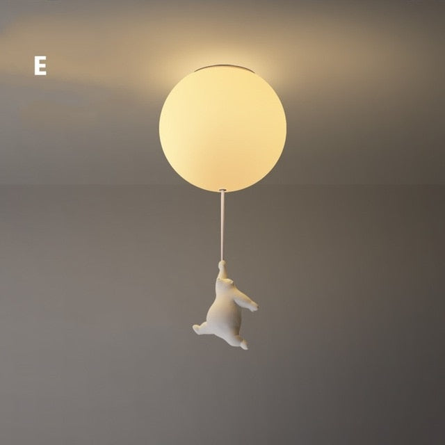 Barnrum Taklampa Björnar & Ballonger – Stämningsfull Belysning More For Mini