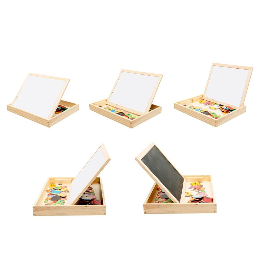 Magnetisk Träritbräda för Barn – Kreativ & Pedagogisk Leksak från 3 år | SketchWood More For Mini