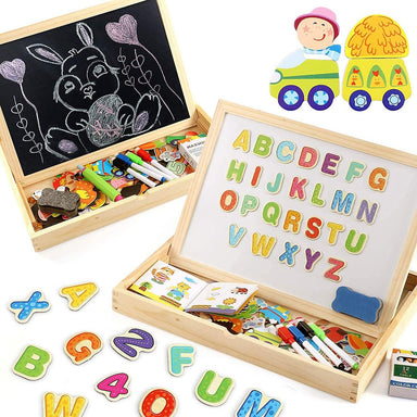 Magnetisk Träritbräda för Barn – Kreativ & Pedagogisk Leksak från 3 år | SketchWood More For Mini