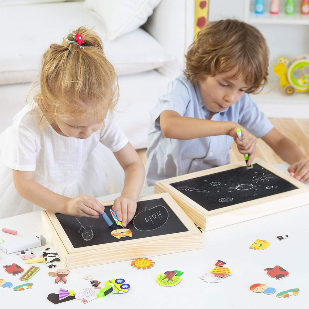 Magnetisk Träritbräda för Barn – Kreativ & Pedagogisk Leksak från 3 år | SketchWood More For Mini