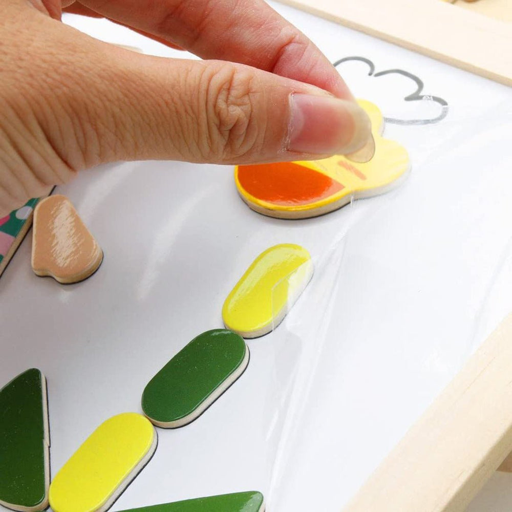 Magnetisk Träritbräda för Barn – Kreativ & Pedagogisk Leksak från 3 år | SketchWood More For Mini