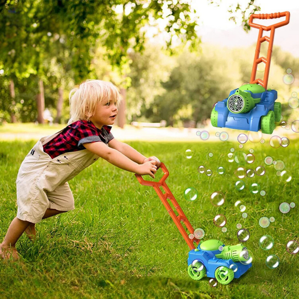 Bubbelgräsklippare – Aktivt Utomhusleksak för Barn, Perfekt för Födelsedagskalas More For Mini