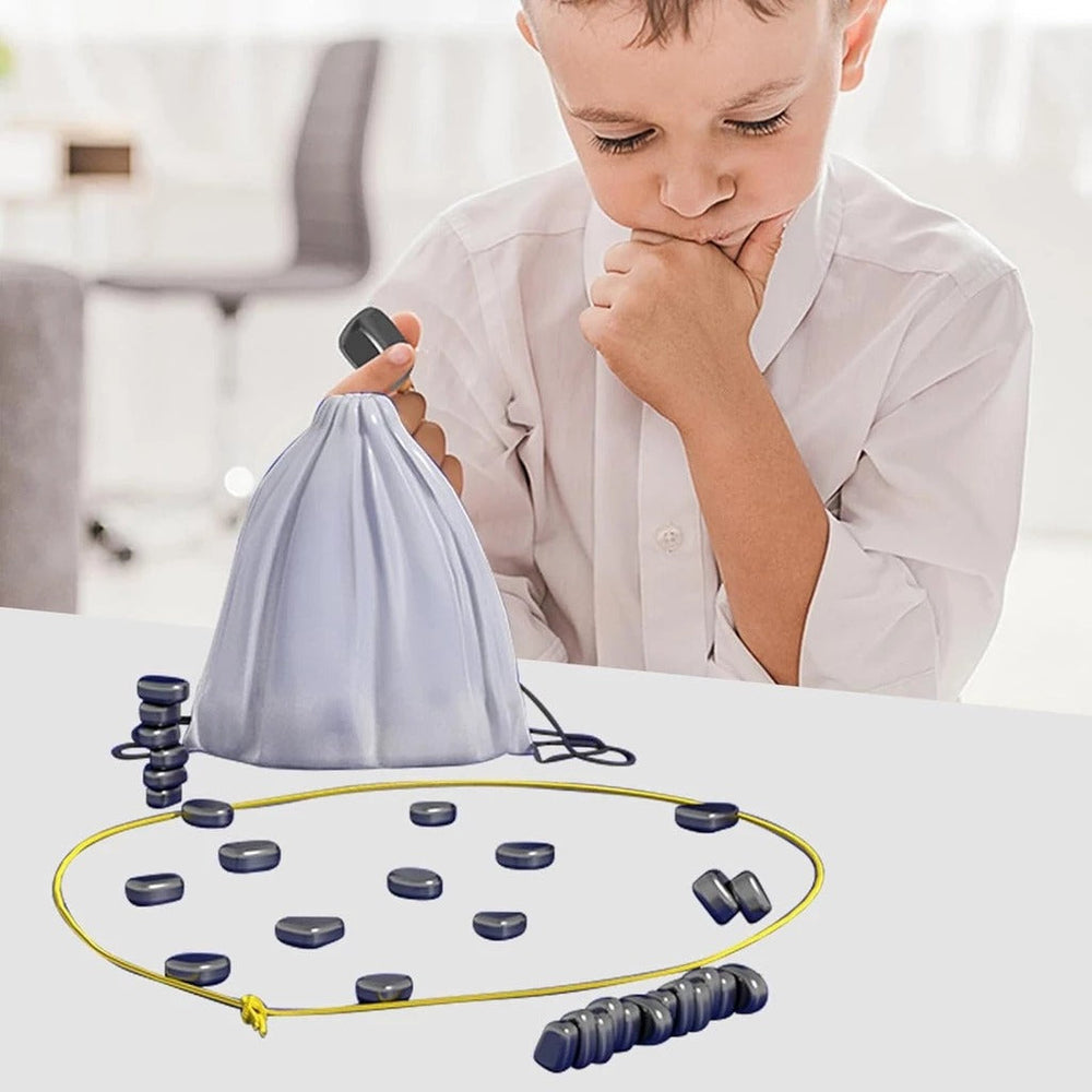 Magnetiskt Brädspel för Barn & Familjer – Strategiskt Spel från 6 År | Kompakt & Hållbart More For Mini