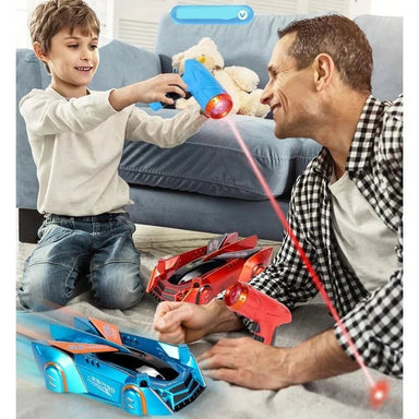 GravityRacer™ – Laserbestuurbare Auto die Rijdt op Muren en Plafonds | Oplaadbaar Speelgoed voor Kinderen en Volwassenen More For Mini