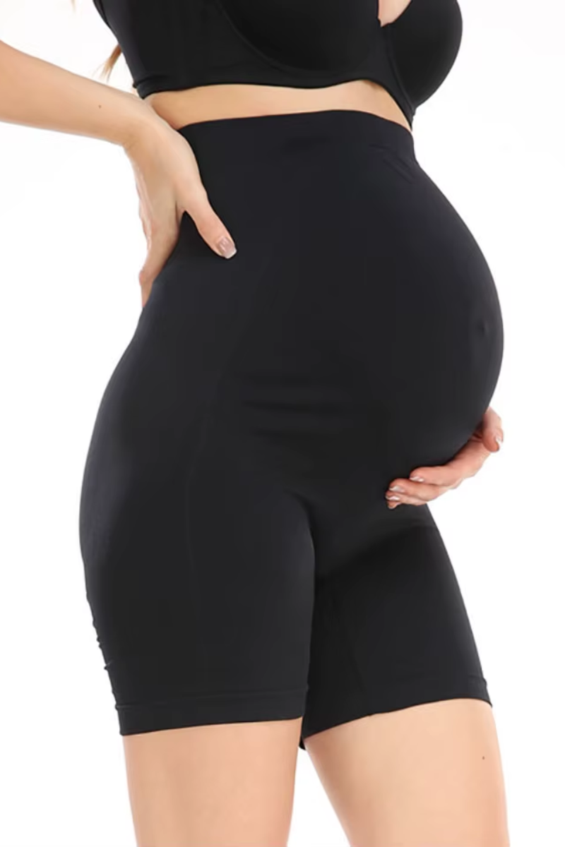Zwangerschapsshort voor Yoga & Sport – Comfortabele Hoge Tailleband | LunaLay More For Mini