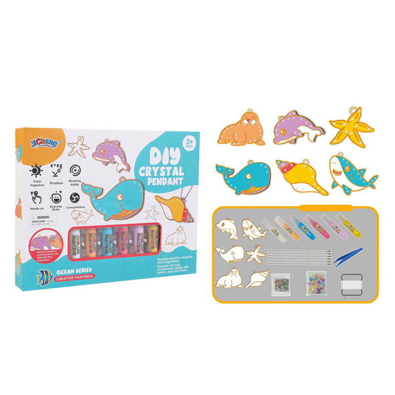 Kristallen Knutselset voor Kinderen – Maak Jouw Eigen Glinsterende Hangers +3 Jaar More For Mini