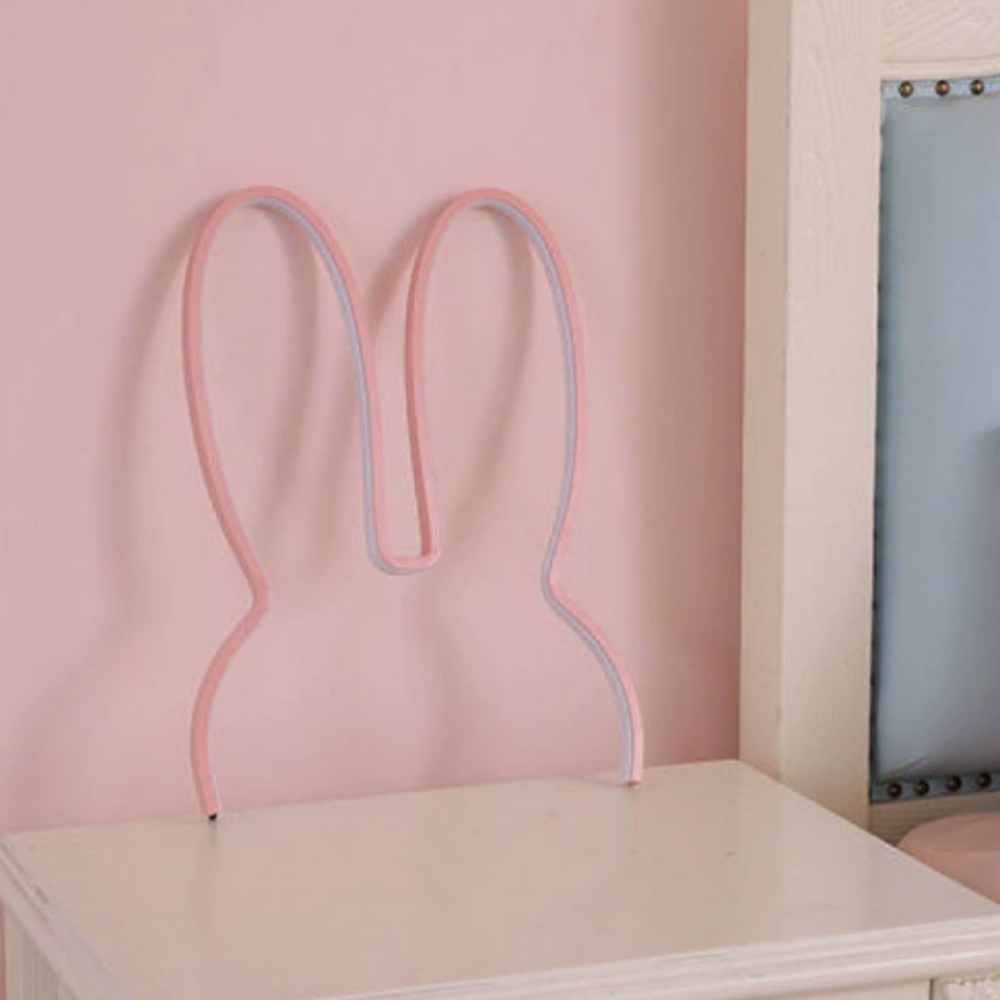 Konijntje Nachtlampje Slaapkamerlamp – Oplaadbaar & Zacht Licht voor Kinderen More For Mini
