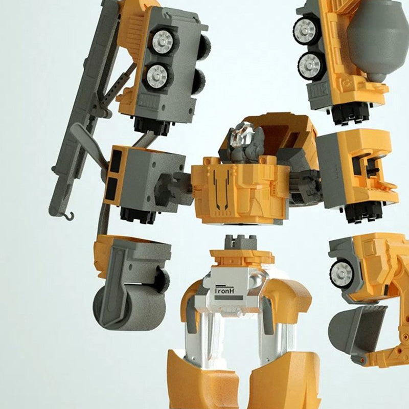 Magnetisk Byggleksak för Barn – 26-delars Kreativa Fordon & Robotar | BuildoMag More For Mini