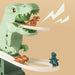 DinoRace™ Interaktiv Racerbana med Dinosaurier | Bilar med Automatisk Klättringsfunktion & LED-belysning More For Mini