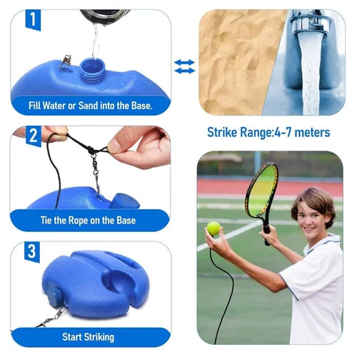 Tennis Tränare för Hemmet – Självständig Slagträning med PowerServe | För Nybörjare & Avancerade More For Mini