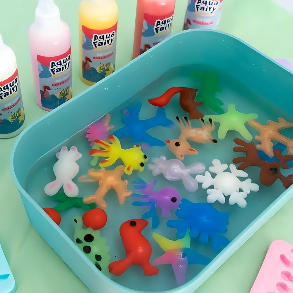 Magiskt Vattenpysselpaket för Barn – Skapa och Lek med Färgglada Djur +3 år More For Mini