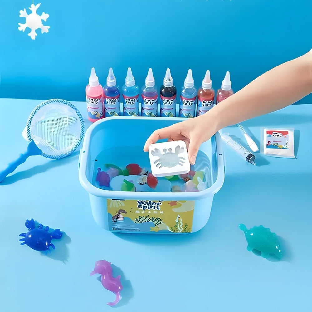 Magiskt Vattenpysselpaket för Barn – Skapa och Lek med Färgglada Djur +3 år More For Mini