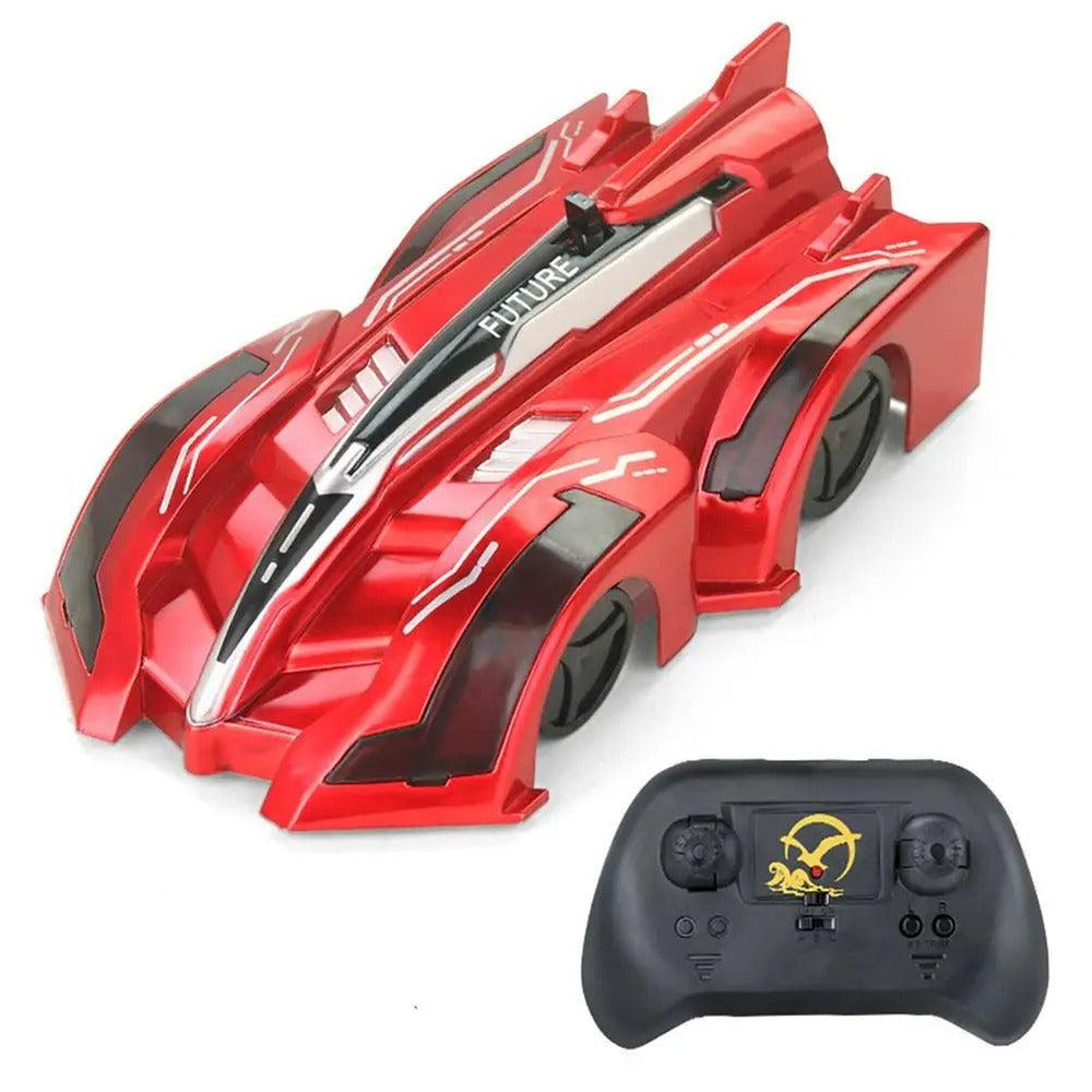 SkyRacer Muurrace Auto - Race op Muren en Plafonds met Afstandsbediening More For Mini