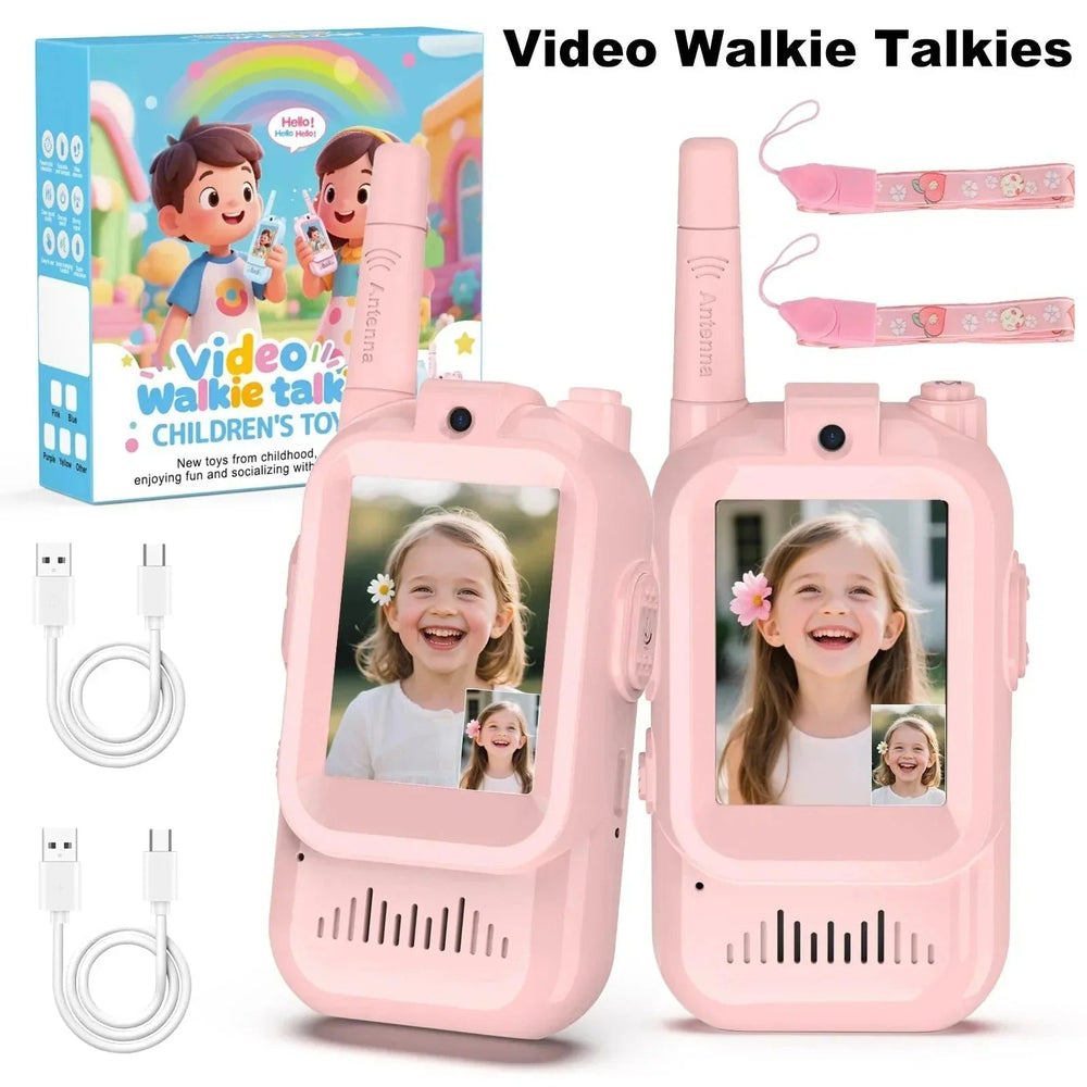 Video Walkie Talkie Barn med Skärm – 2-vägs Kommunikation More For Mini