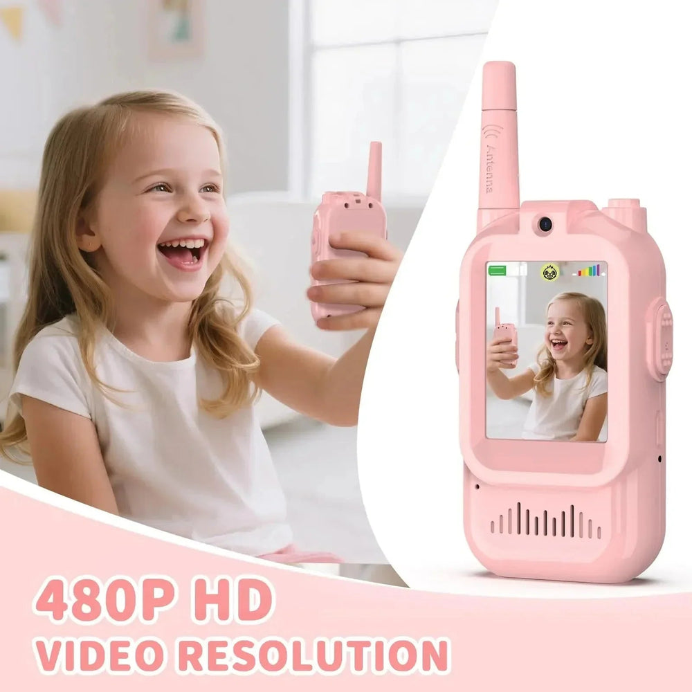 Video Walkie Talkie Barn med Skärm – 2-vägs Kommunikation More For Mini