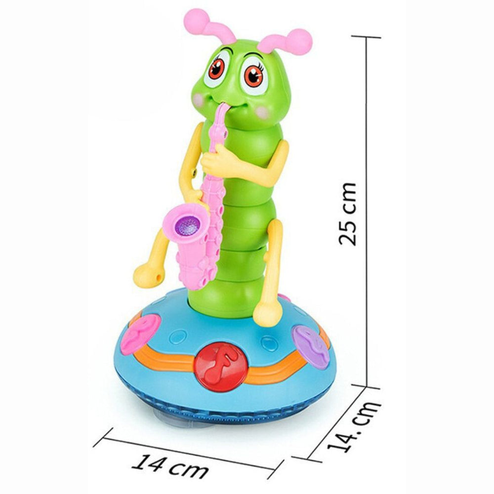 GroovyBug Dansende Saxofoon Rups – Muzikaal Speelgoed voor Kinderen vanaf 3 Jaar | Verbeter Motoriek en Coördinatie More For Mini