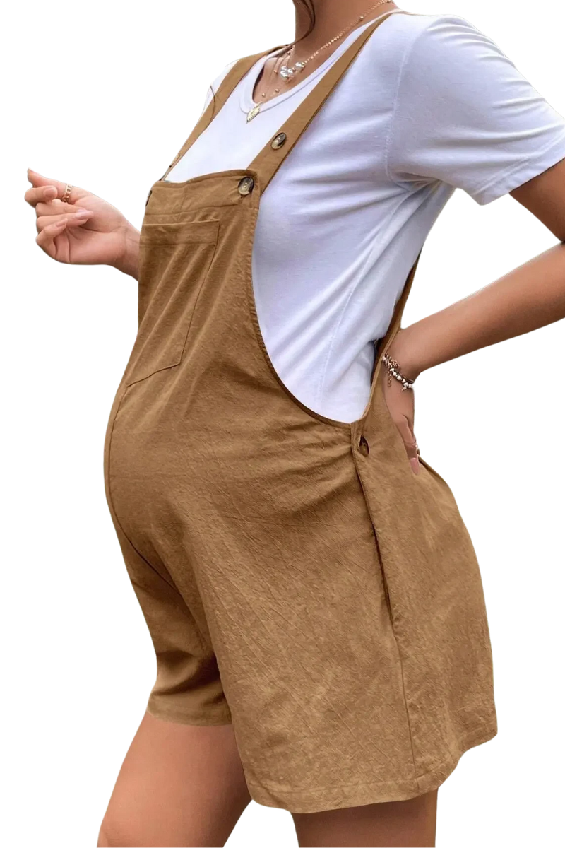 Nola Zwangerschapsjumpsuit – Comfortabel, Ademend en Stijlvol voor Elke Dag More For Mini
