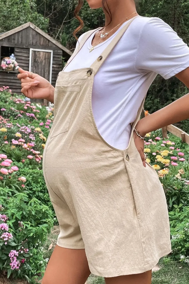 Nola Zwangerschapsjumpsuit – Comfortabel, Ademend en Stijlvol voor Elke Dag More For Mini