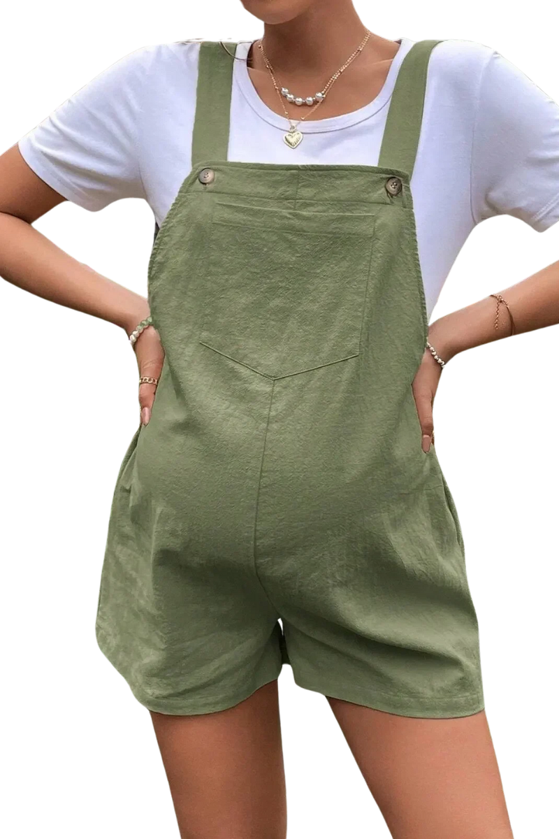 Nola Zwangerschapsjumpsuit – Comfortabel, Ademend en Stijlvol voor Elke Dag More For Mini