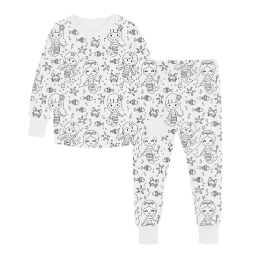 Kreativt Pyjamasfärgningsset för Barn – Designa och Personalisera din Egen Nattdräktsoutfit! More For Mini